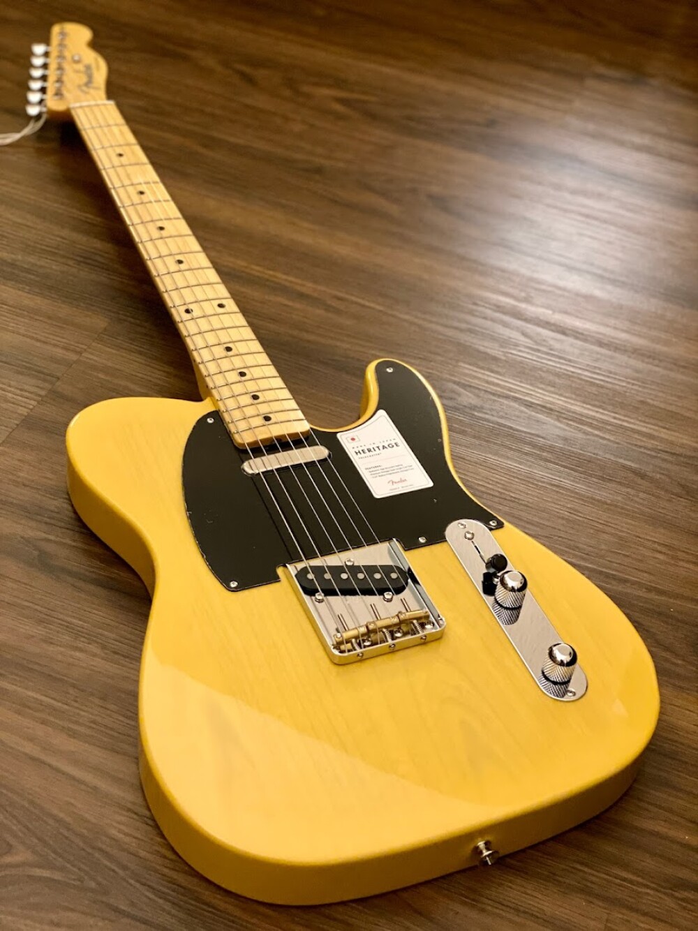 Fender Japan Heritage 50s Telecaster with Maple FB in Butterscotch